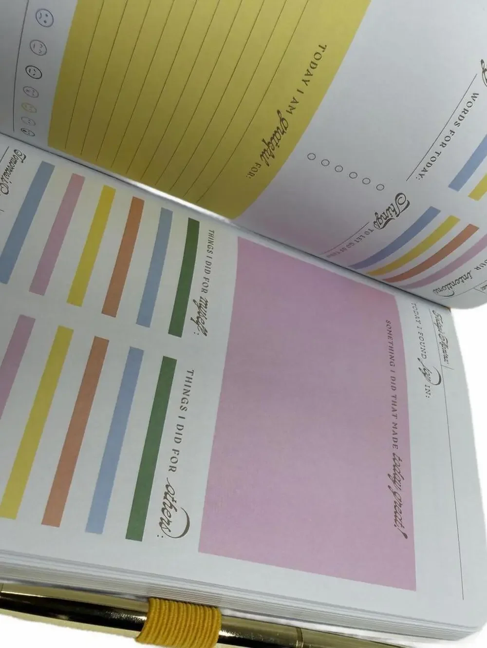 New Think Ink Everyday Gratitude HC Journal & Gold Pen Set DesignWorks Ink Goals